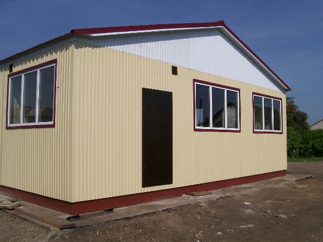 Здания из сэндвич-панелей