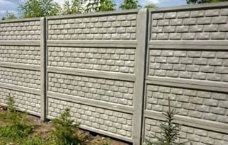 Бетонные заборы