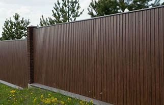 Заборы с установкой под ключ