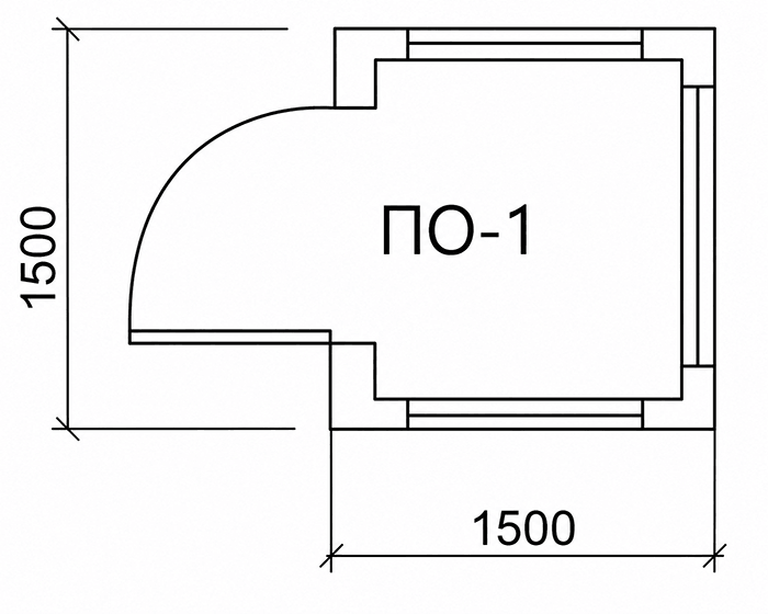Планировка поста охраны 1